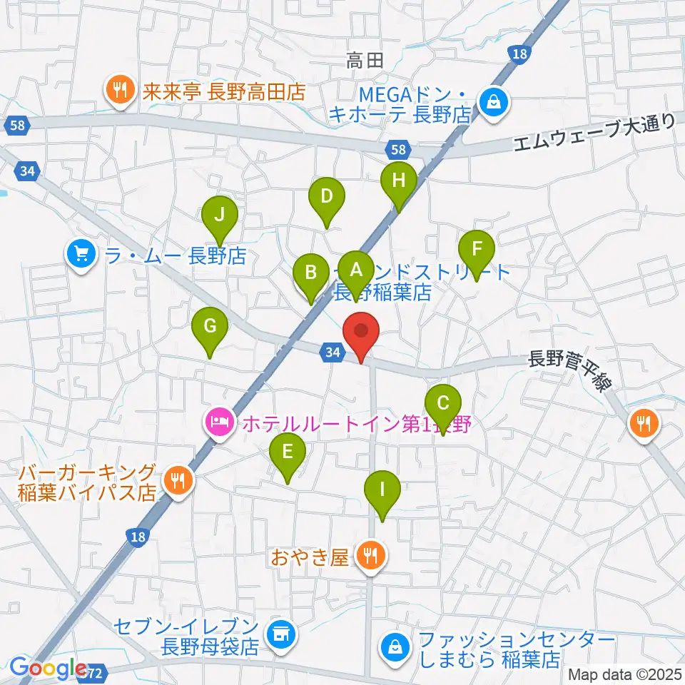 ＹＭサウンド周辺の駐車場・コインパーキング一覧地図