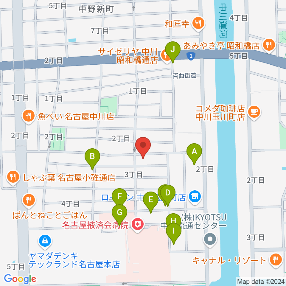 有限会社ドレミ楽器周辺の駐車場・コインパーキング一覧地図