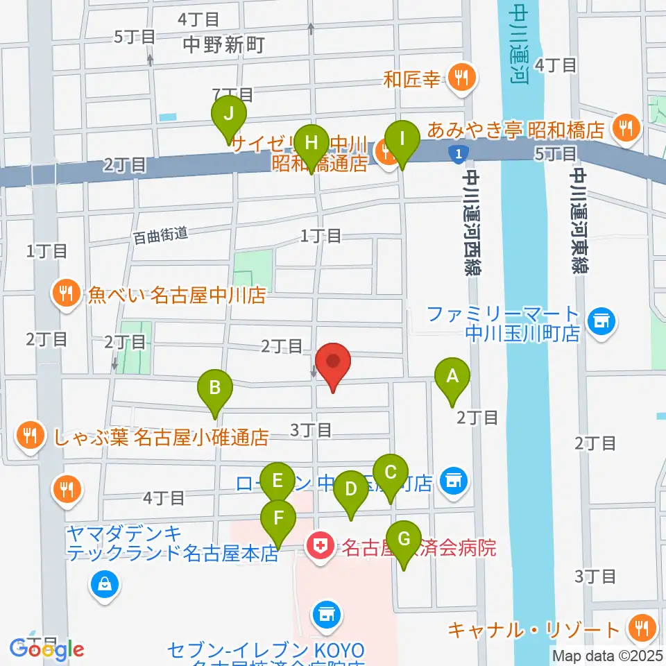 楽器買取センターDOREMI周辺の駐車場・コインパーキング一覧地図