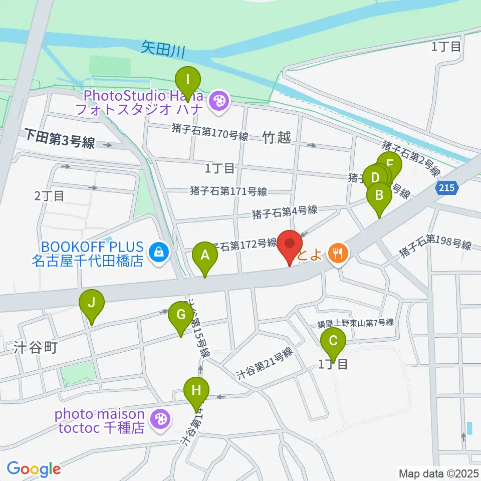 ギターショップ デュース周辺の駐車場・コインパーキング一覧地図