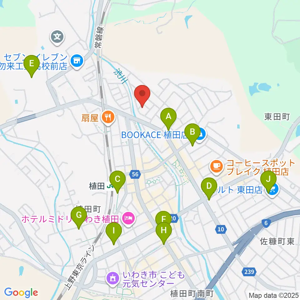 エモーション音楽教室周辺の駐車場・コインパーキング一覧地図