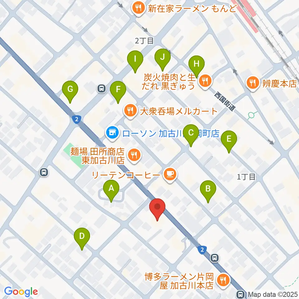 やぎ楽器 東加古川店周辺の駐車場・コインパーキング一覧地図