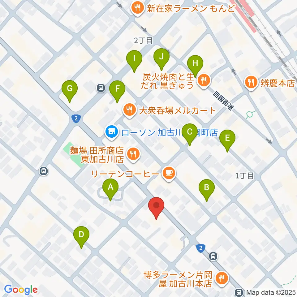 やぎ楽器 東加古川店周辺の駐車場・コインパーキング一覧地図