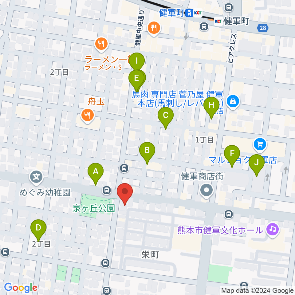 カンタービレホール周辺の駐車場・コインパーキング一覧地図