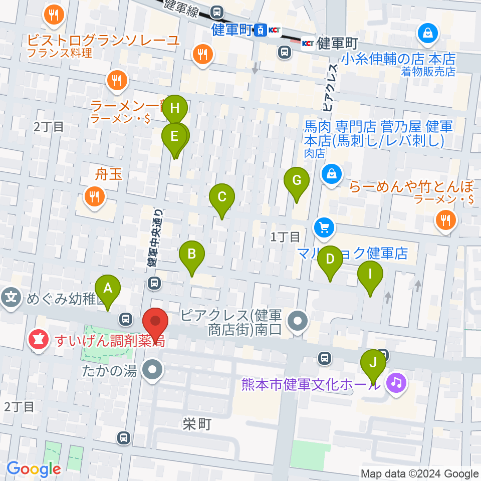 カンタービレホール周辺の駐車場・コインパーキング一覧地図