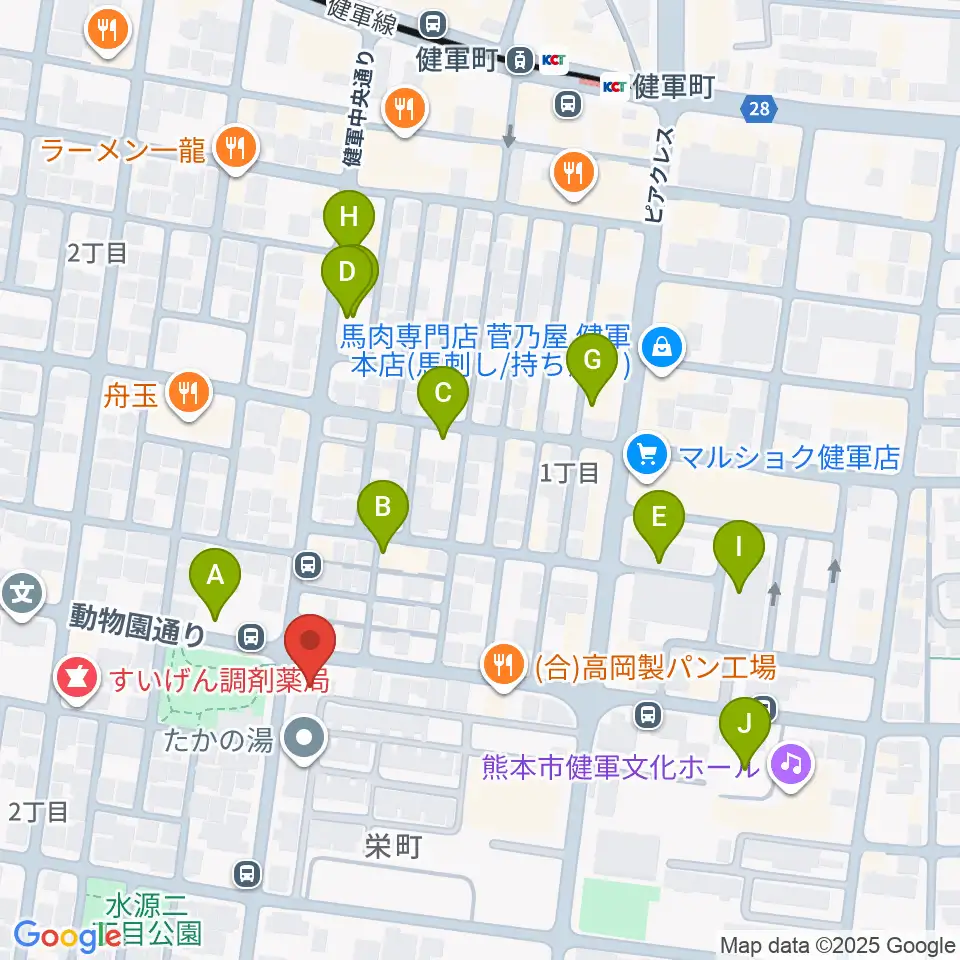 カンタービレホール周辺の駐車場・コインパーキング一覧地図