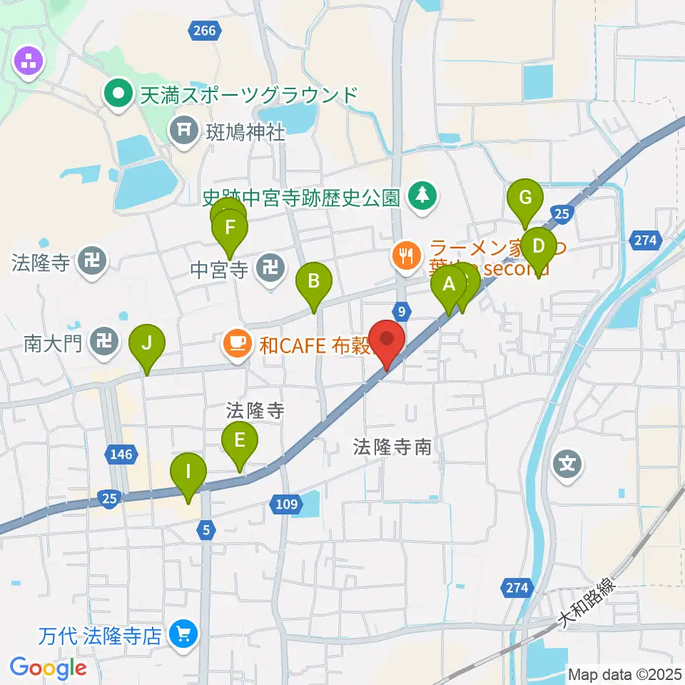 ピアノ工房ジークレフ周辺の駐車場・コインパーキング一覧地図