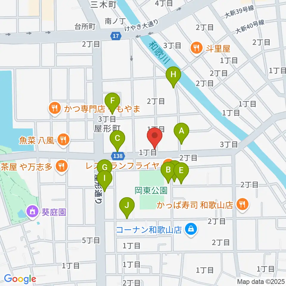 ヤスムラビクトロン周辺の駐車場・コインパーキング一覧地図