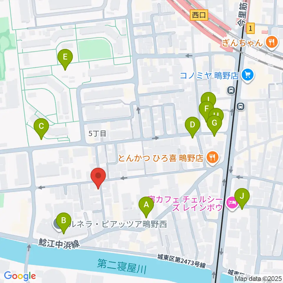 音楽教室きじばとの家周辺の駐車場・コインパーキング一覧地図