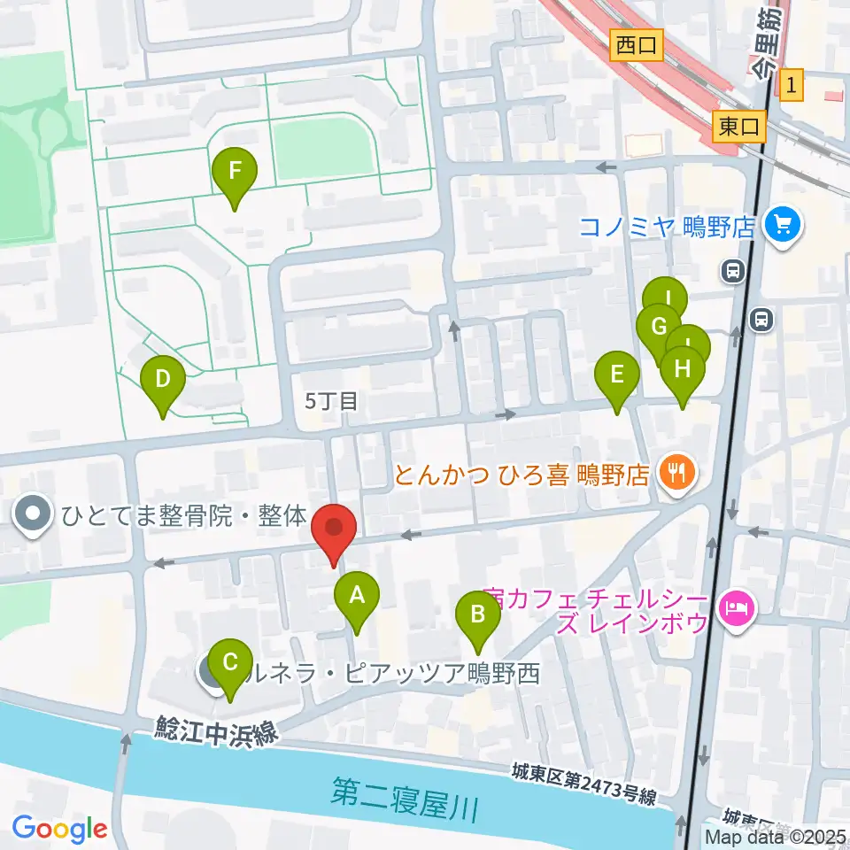 音楽教室きじばとの家周辺の駐車場・コインパーキング一覧地図