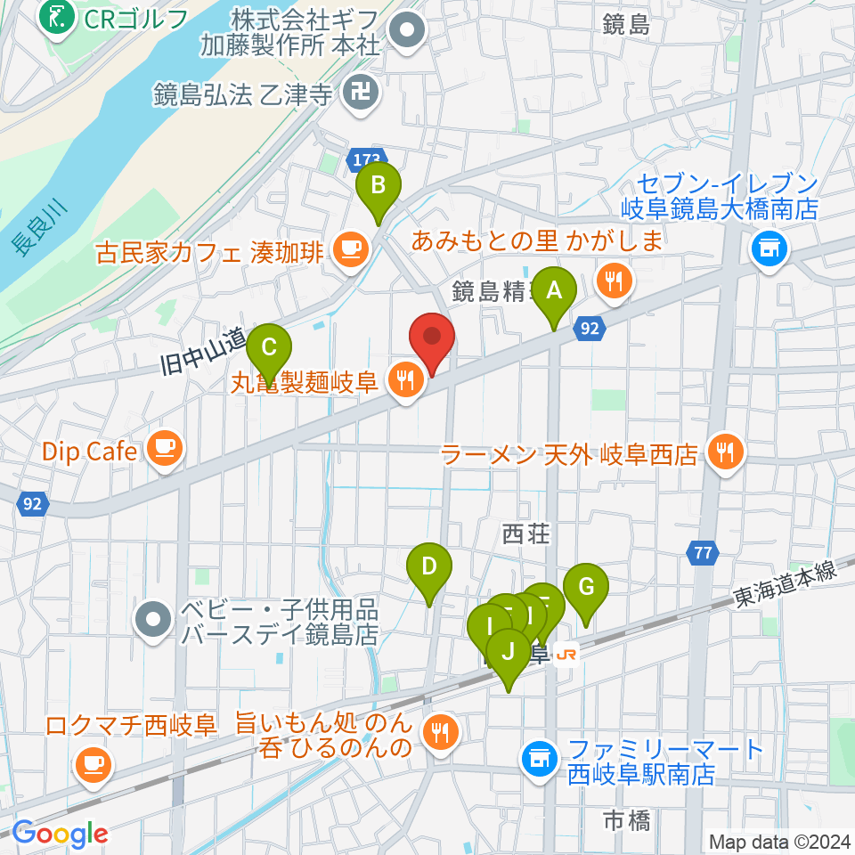 ミュージックハウスフレンズ周辺の駐車場・コインパーキング一覧地図