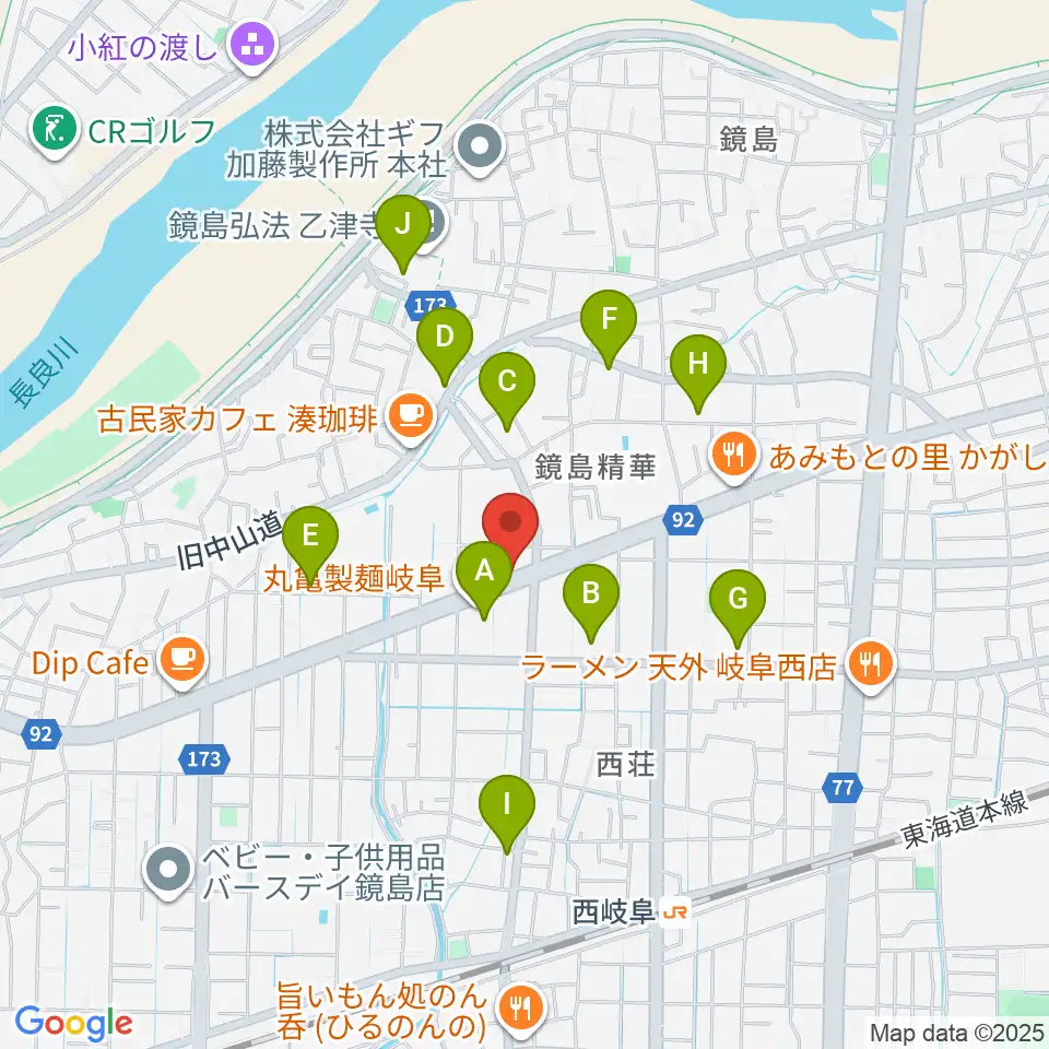 ミュージックハウスフレンズ周辺の駐車場・コインパーキング一覧地図