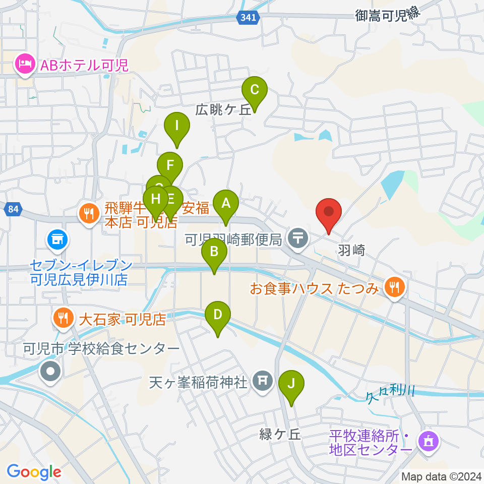 エッグサウンド周辺の駐車場・コインパーキング一覧地図