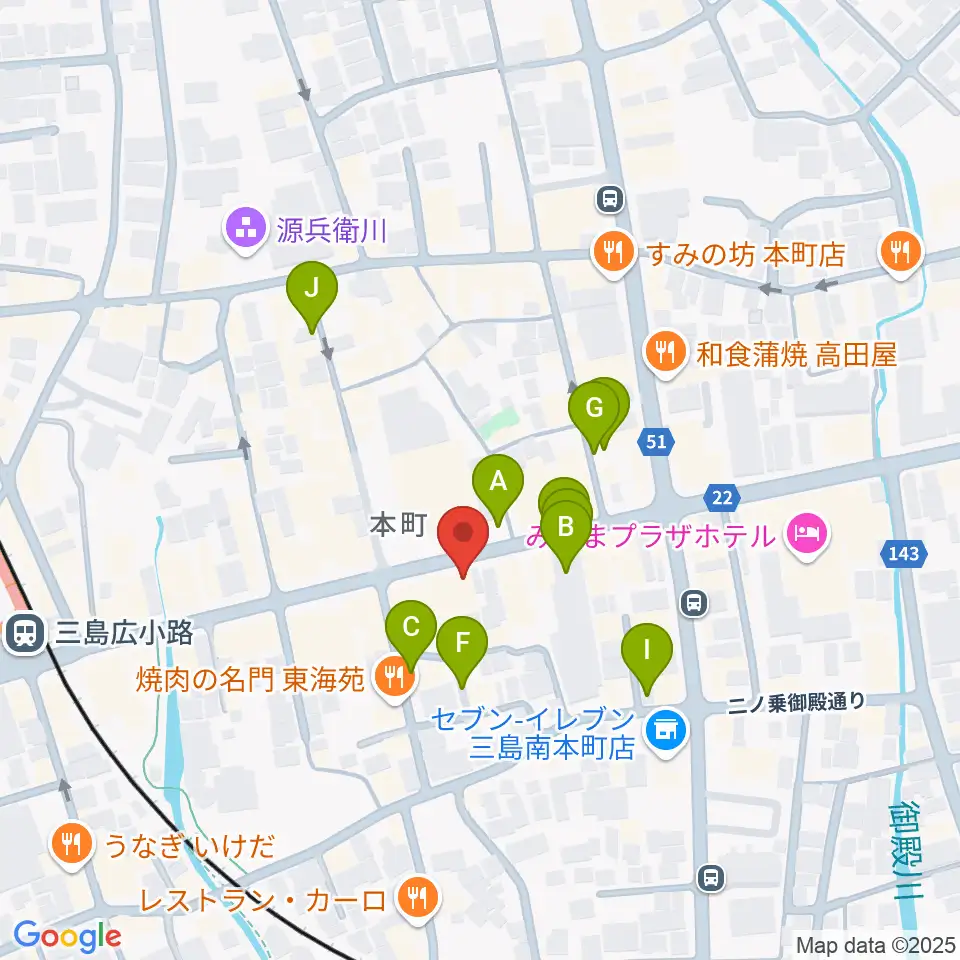 やまがた楽器店周辺の駐車場・コインパーキング一覧地図
