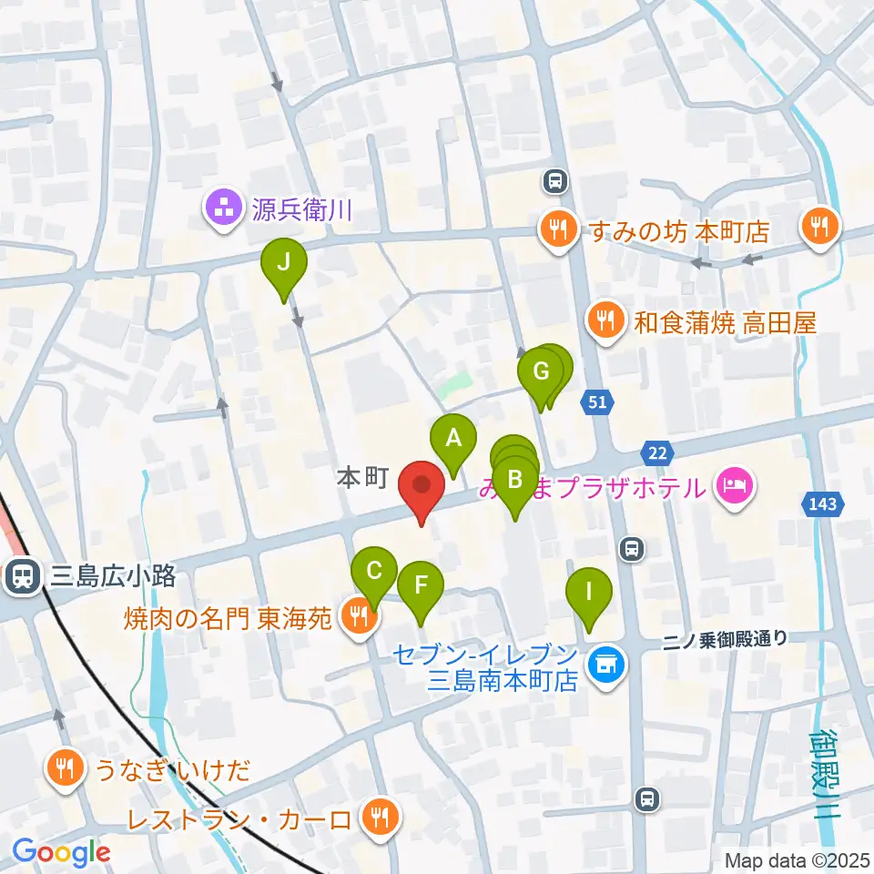 やまがた楽器店周辺の駐車場・コインパーキング一覧地図