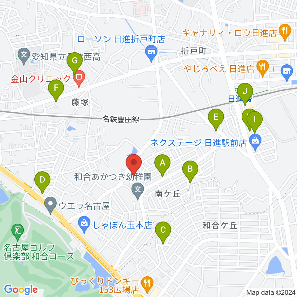 Ｋ＆Ｋミュージック周辺の駐車場・コインパーキング一覧地図