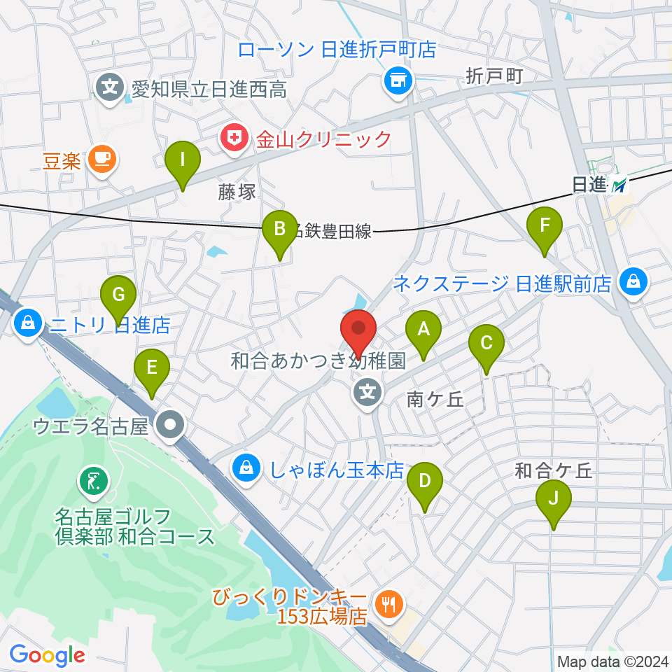 Ｋ＆Ｋミュージック周辺の駐車場・コインパーキング一覧地図