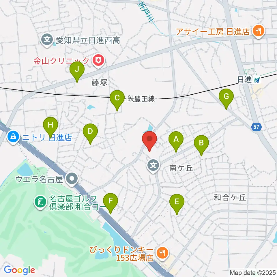 K&Kミュージック周辺の駐車場・コインパーキング一覧地図