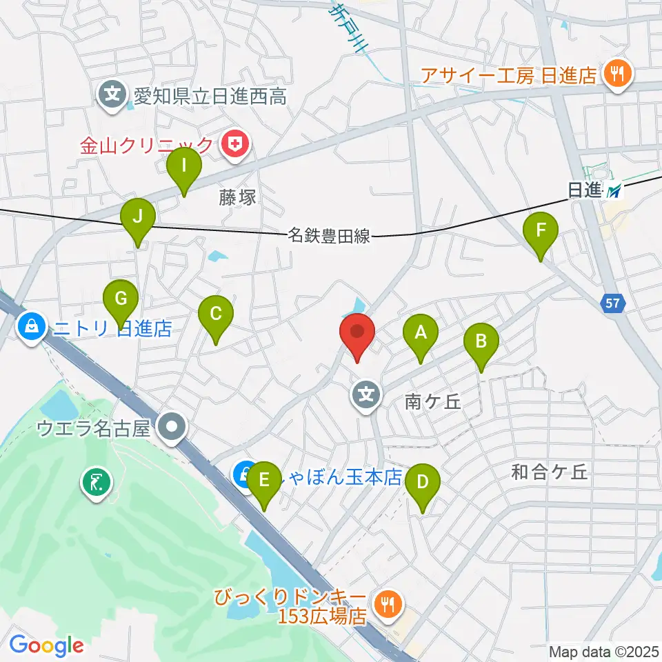 Ｋ＆Ｋミュージック周辺の駐車場・コインパーキング一覧地図