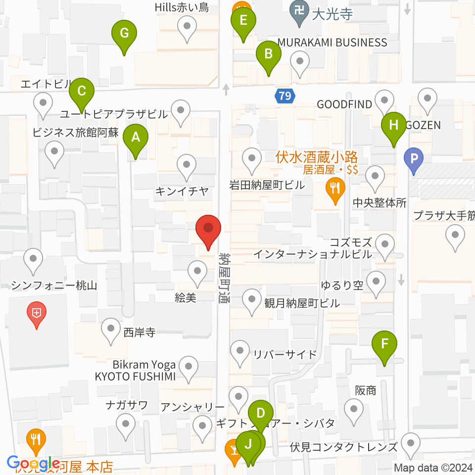 レミューズカフェ周辺の駐車場・コインパーキング一覧地図