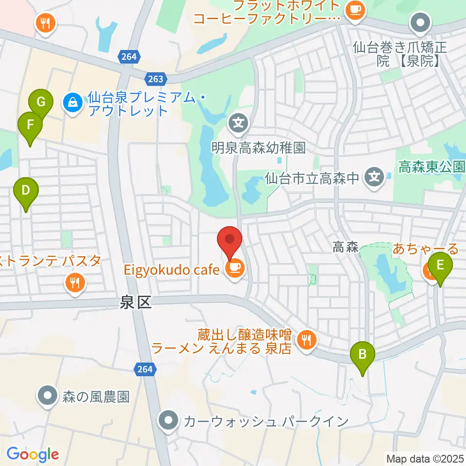 泉パークタウンセンター ヤマハミュージック周辺の駐車場・コインパーキング一覧地図