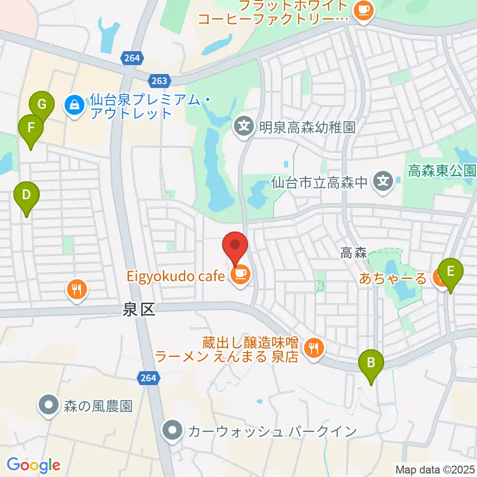 泉パークタウンセンター ヤマハミュージック周辺の駐車場・コインパーキング一覧地図