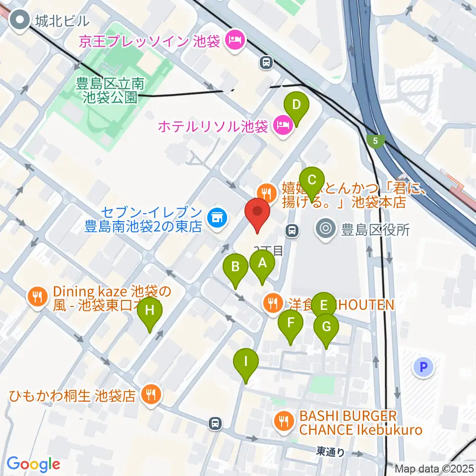 ウインズミュージックスクール周辺の駐車場・コインパーキング一覧地図