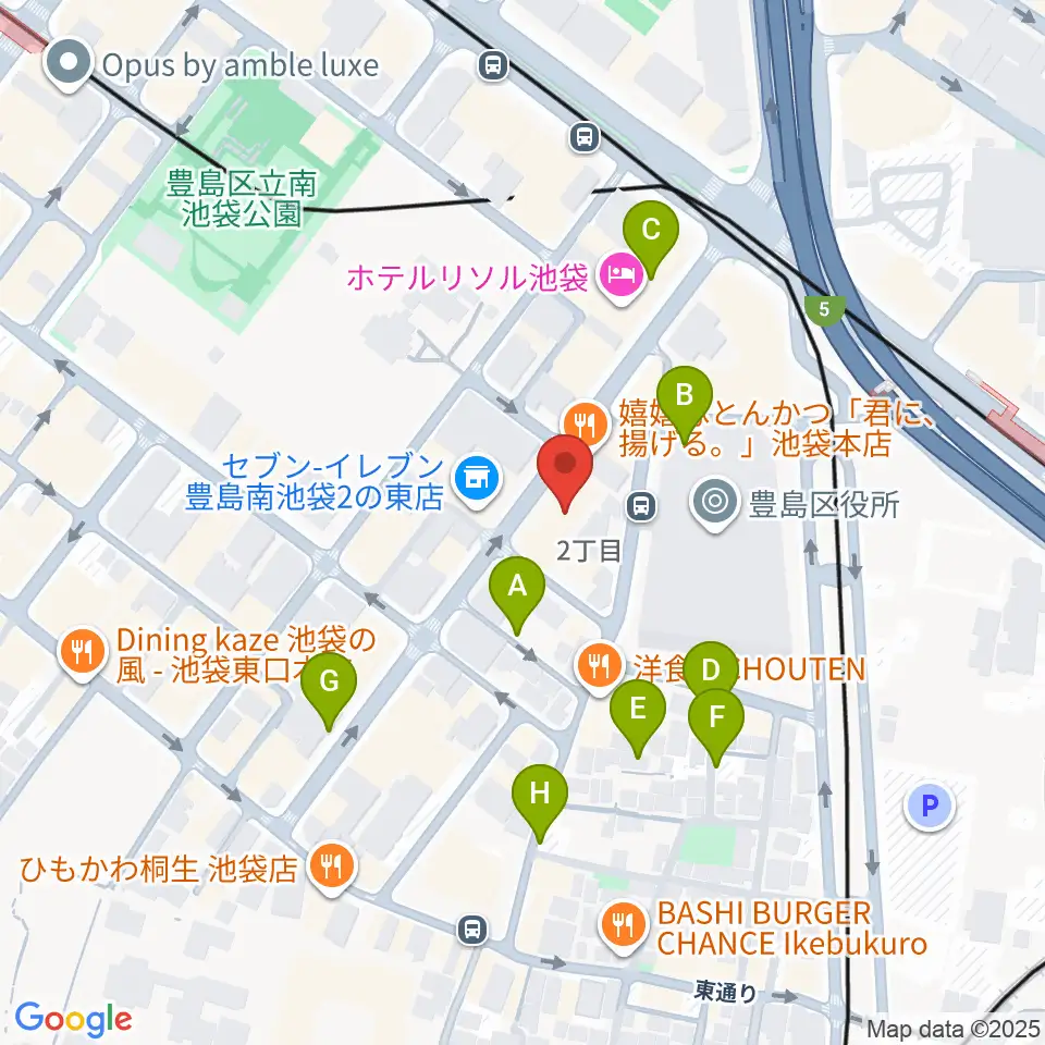 ウインズミュージックスクール周辺の駐車場・コインパーキング一覧地図