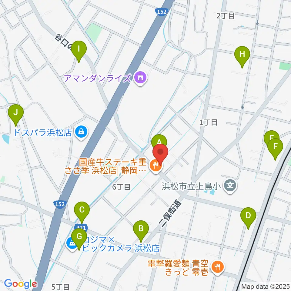 ハーモニカの昭和楽器製造周辺の駐車場・コインパーキング一覧地図