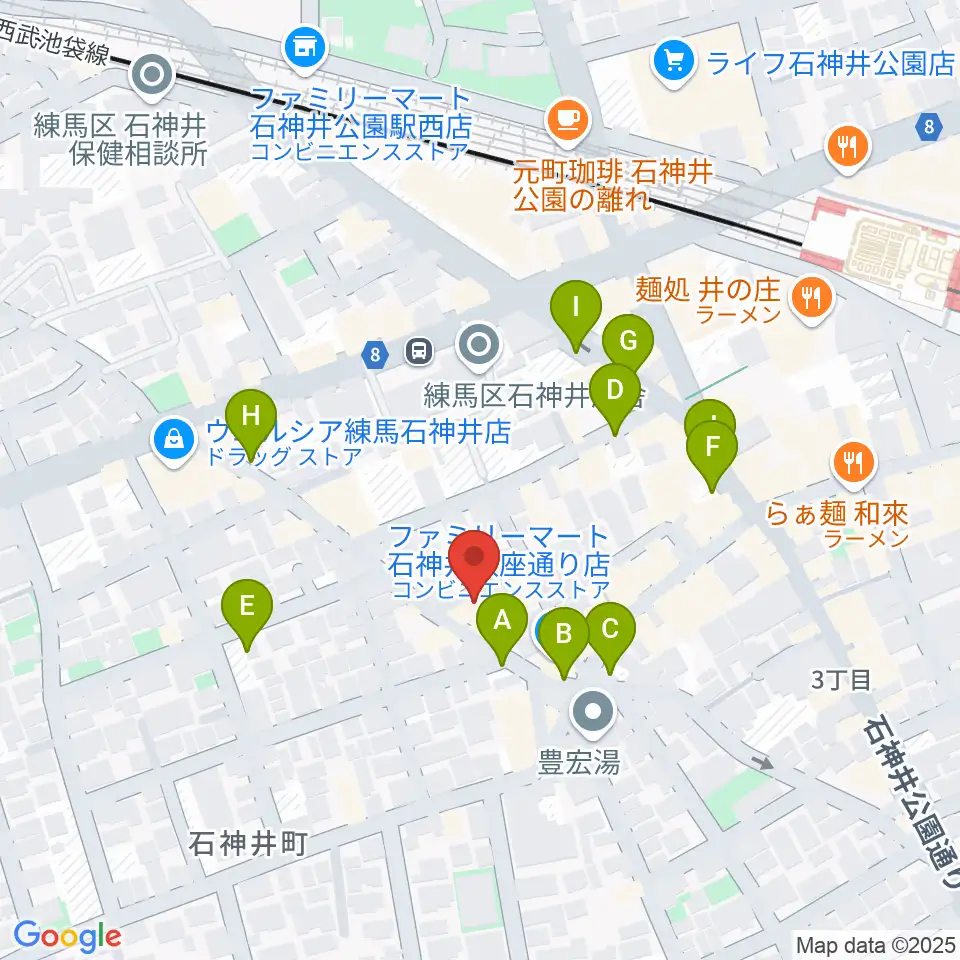 ドットスポットスタジオ周辺の駐車場・コインパーキング一覧地図