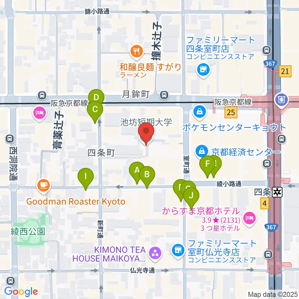 洗心館こころホール周辺の駐車場・コインパーキング一覧地図