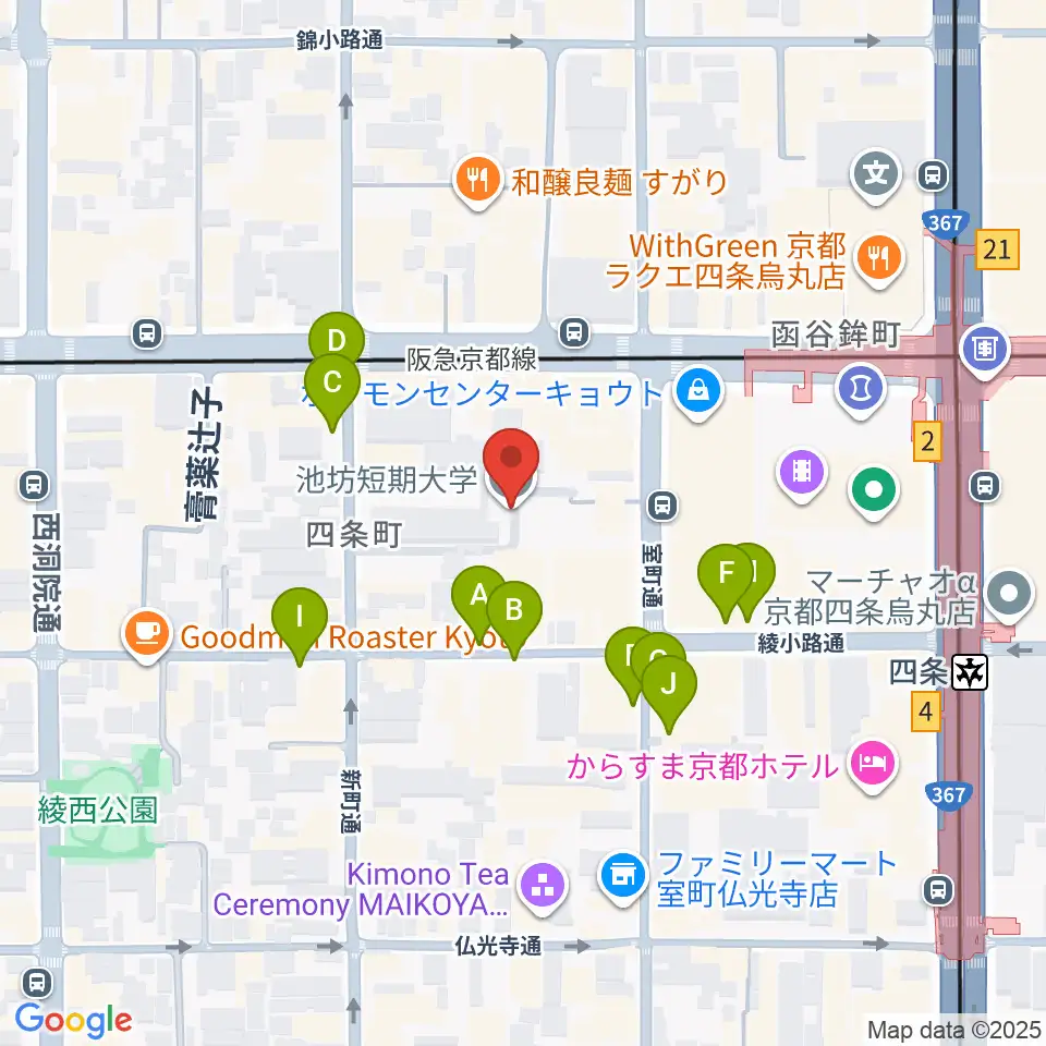 洗心館こころホール周辺の駐車場・コインパーキング一覧地図