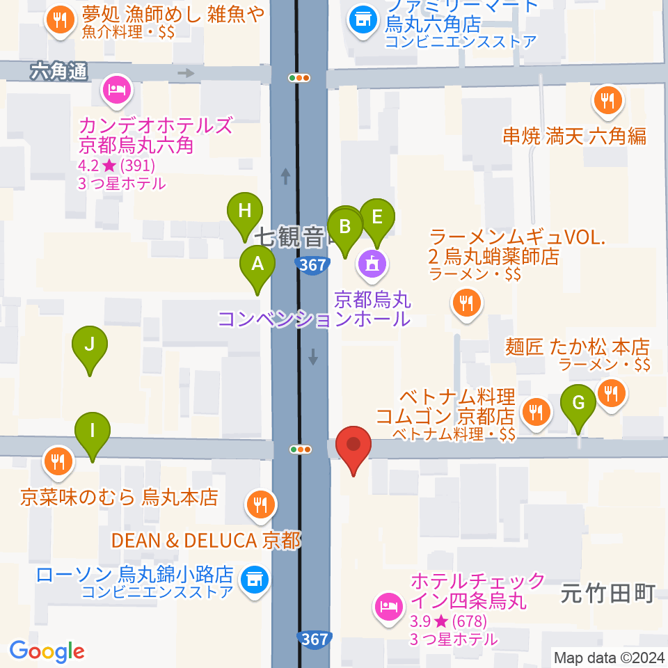 AKKUN’S周辺の駐車場・コインパーキング一覧地図