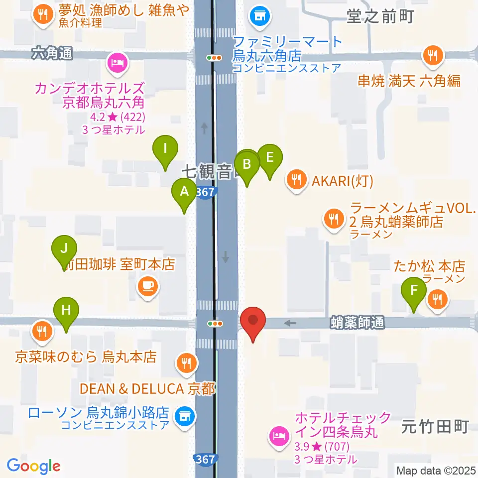 AKKUN’S周辺の駐車場・コインパーキング一覧地図