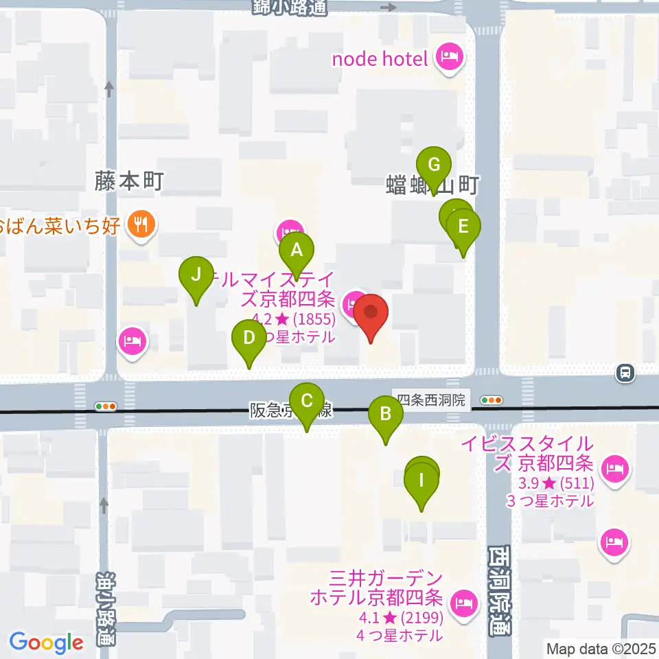 マルコ・ストリングス周辺の駐車場・コインパーキング一覧地図