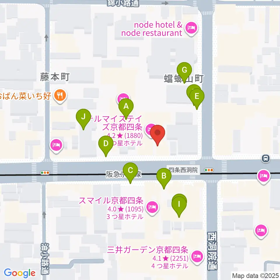 マルコ・ストリングス周辺の駐車場・コインパーキング一覧地図