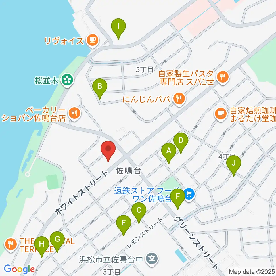 足立楽器店周辺の駐車場・コインパーキング一覧地図