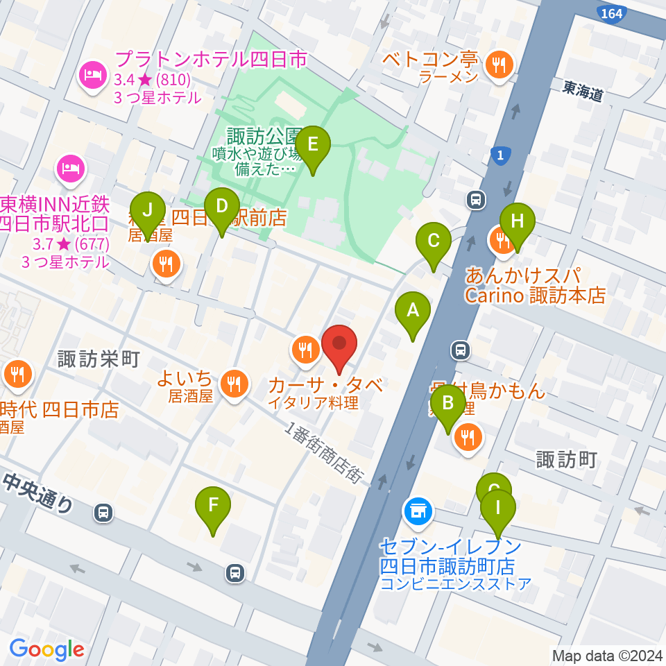 コスモ楽器周辺の駐車場・コインパーキング一覧地図