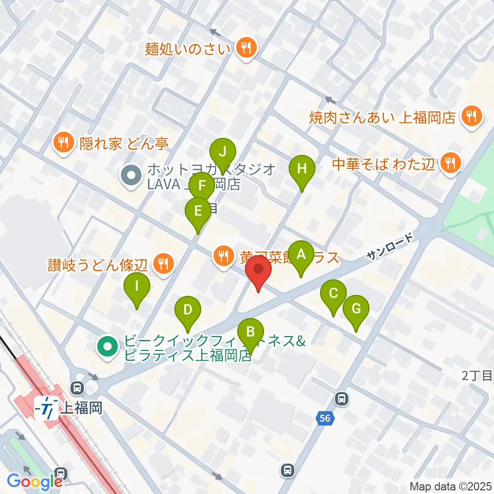スカイワードミュージックスクール周辺の駐車場・コインパーキング一覧地図