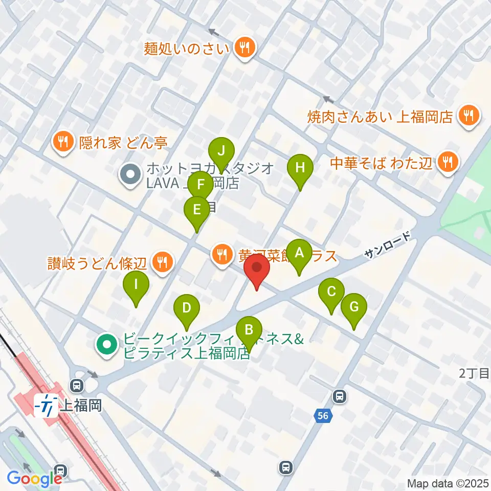 スカイワードミュージックスクール周辺の駐車場・コインパーキング一覧地図