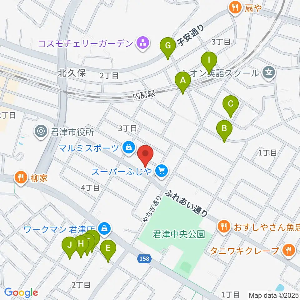 音楽教室ピアチェーレ周辺の駐車場・コインパーキング一覧地図