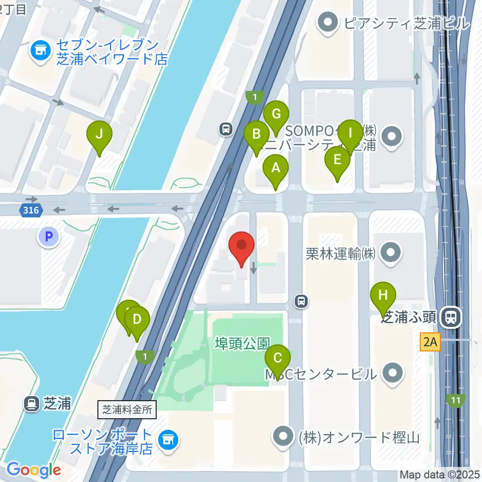 ピアノ運送株式会社周辺の駐車場・コインパーキング一覧地図