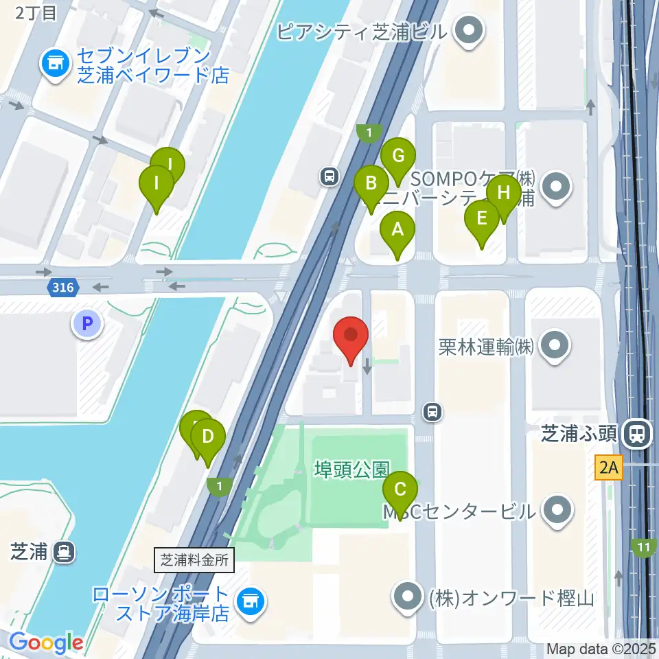 ピアノ運送株式会社周辺の駐車場・コインパーキング一覧地図
