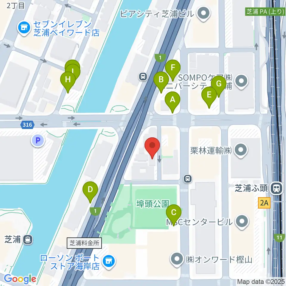 ピアノ運送株式会社周辺の駐車場・コインパーキング一覧地図