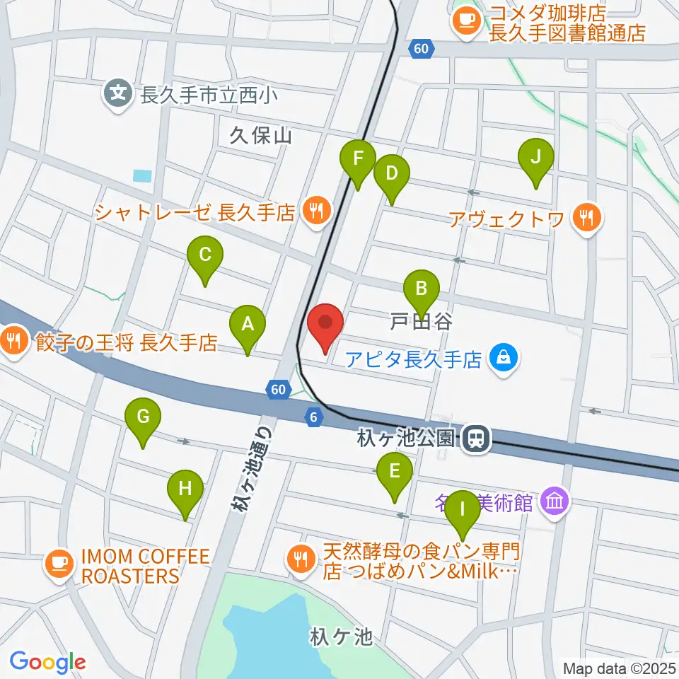安立ピアノ&ハープ研究所周辺の駐車場・コインパーキング一覧地図