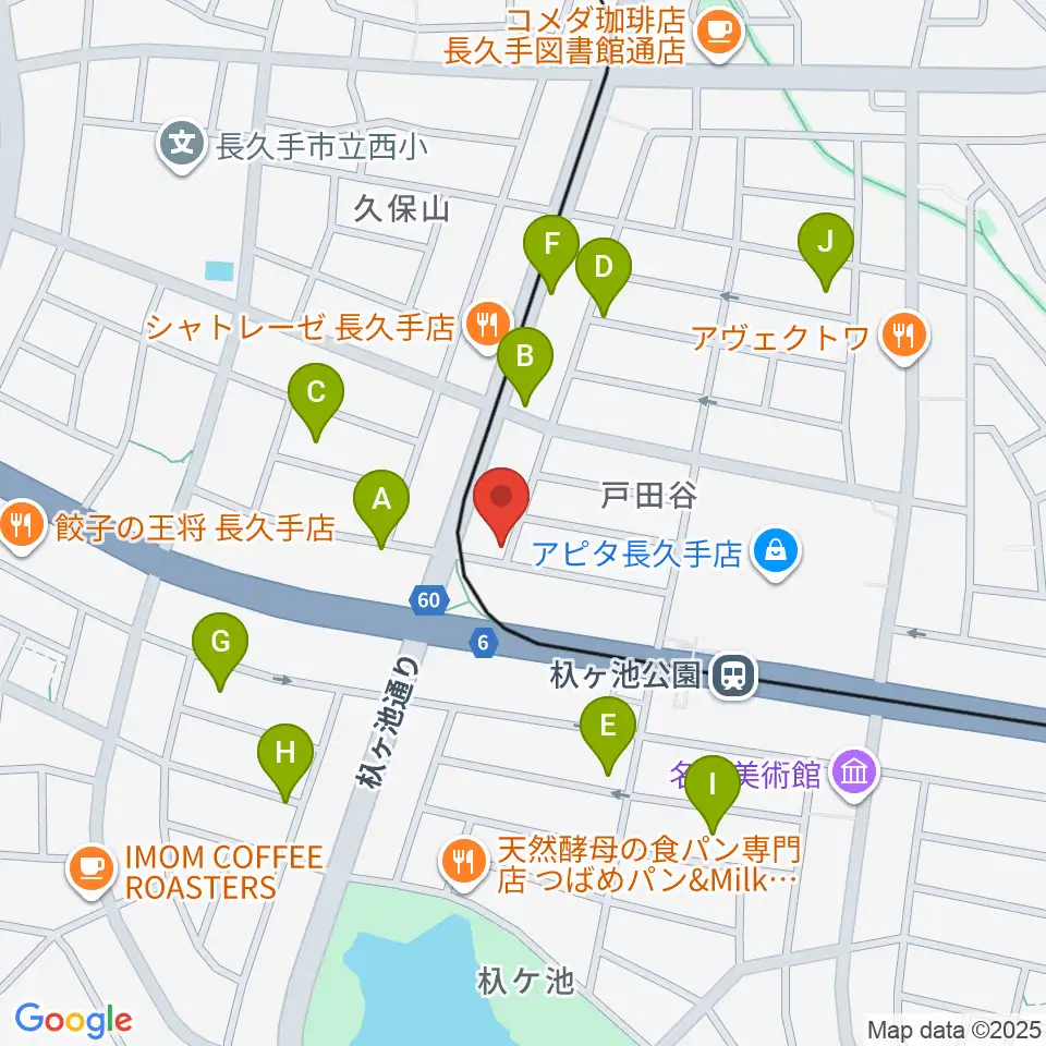 安立ピアノ&ハープ研究所周辺の駐車場・コインパーキング一覧地図