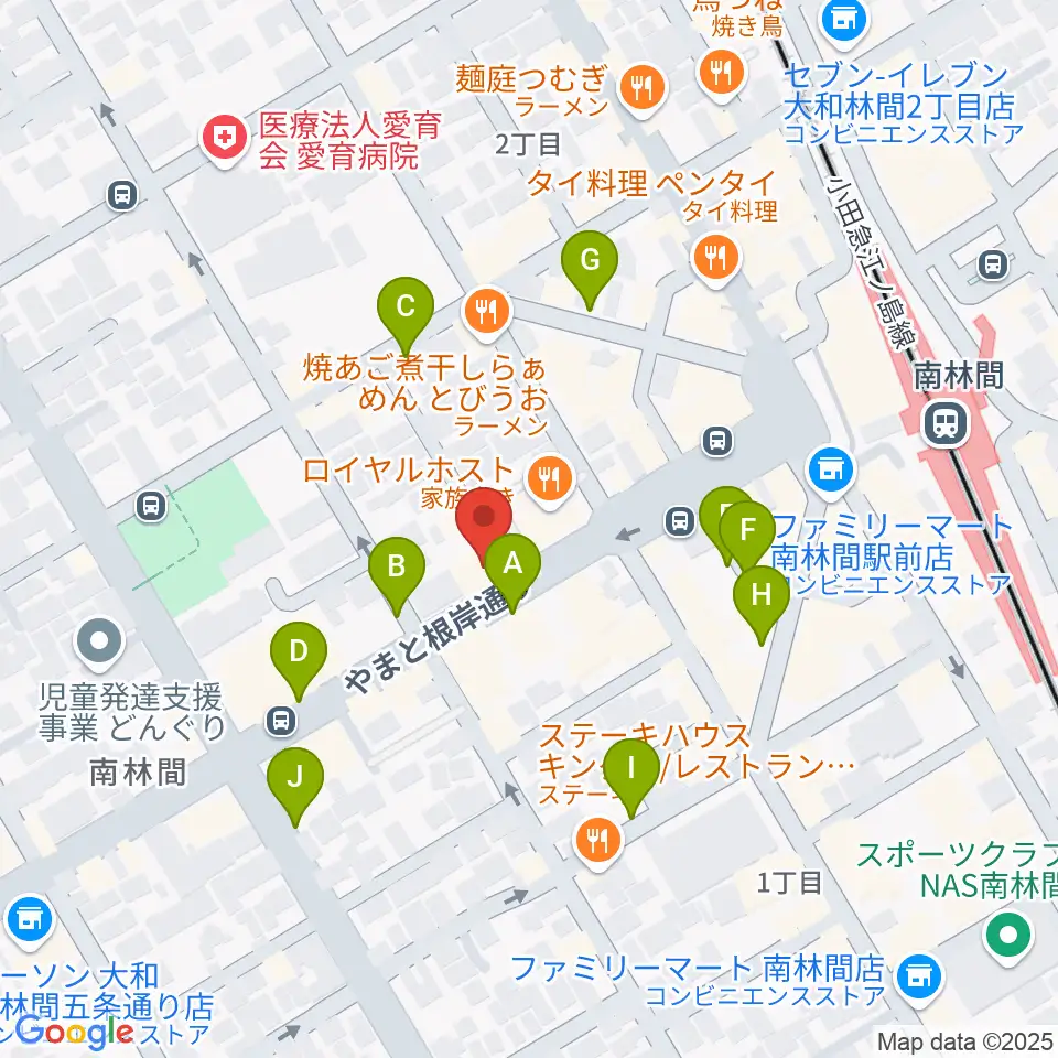 みゆき音楽アトリエ周辺の駐車場・コインパーキング一覧地図