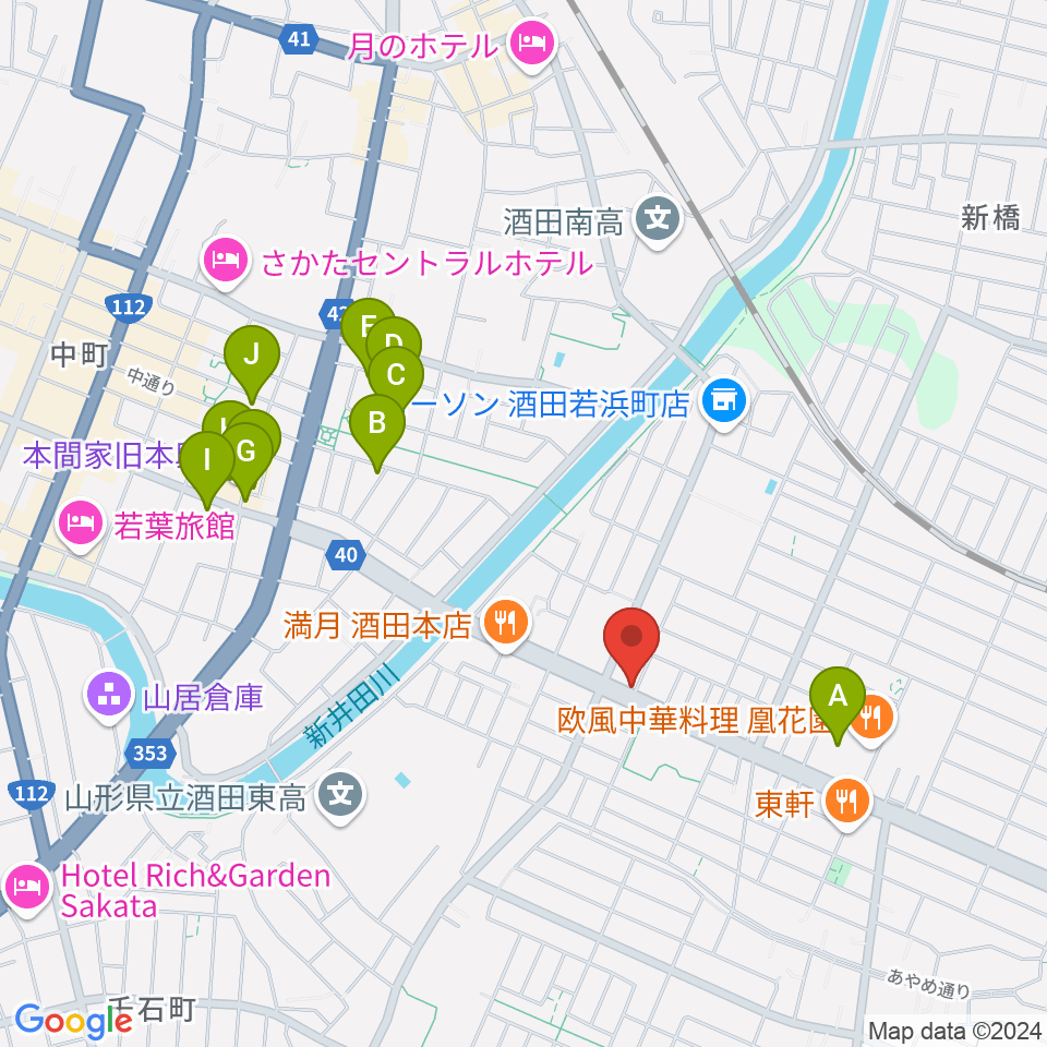 サトウピアノアカデミー周辺の駐車場・コインパーキング一覧地図