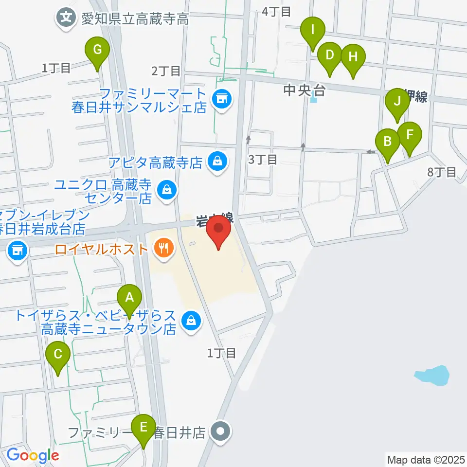 サンマルシェセンター ヤマハミュージック周辺の駐車場・コインパーキング一覧地図