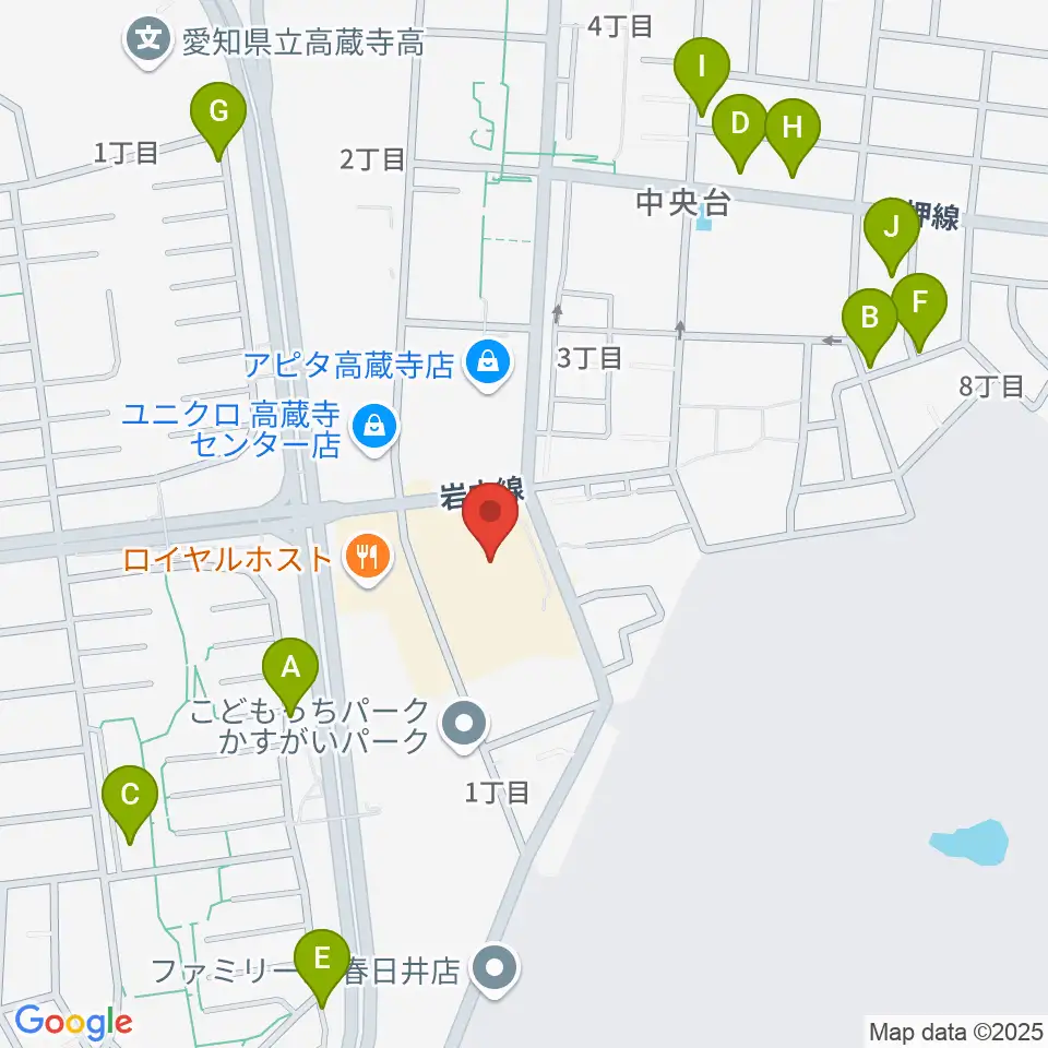 サンマルシェセンター ヤマハミュージック周辺の駐車場・コインパーキング一覧地図